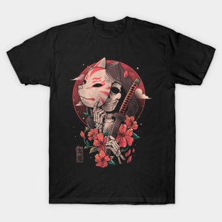 Death Messenger - Skull Anime Flowers Gift T-Shirt